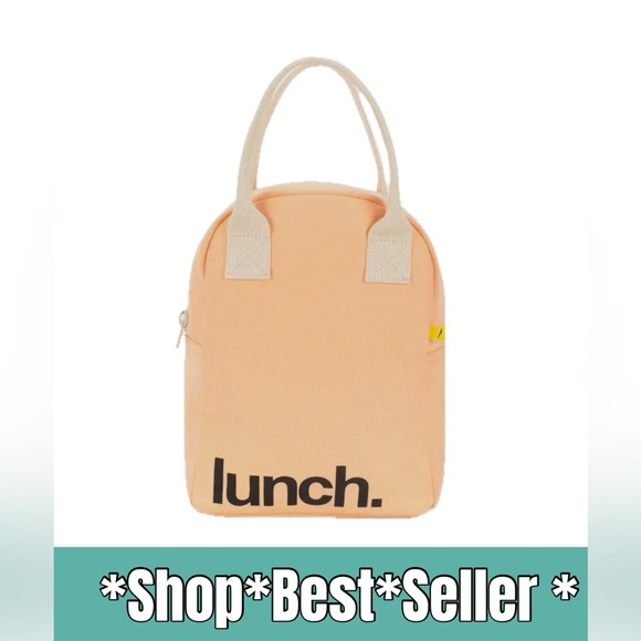 Sunny Peach Lunch Bag - Picture 1 of 8